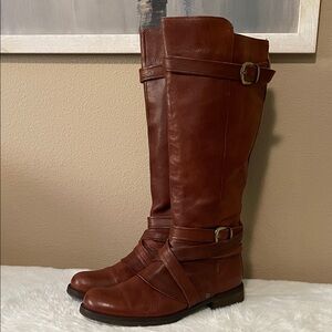 Miz Mooz Brown Leather Winter Boots